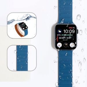 Hoco WA21 Flexible series magnetic silicone strap for iWatch(38/40/41mm) indigo