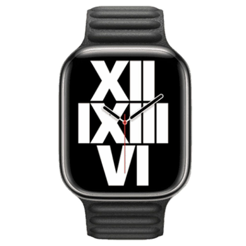Hoco WA23 Original series leather chain magnetic strap for iWatch(38/40/41mm) black