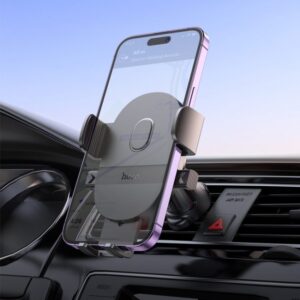Hoco H18 Mighty one-button car holder(air outlet) black