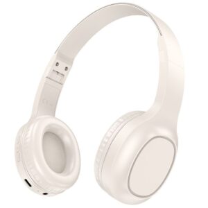 Hoco W46 Charm BT headset milky white