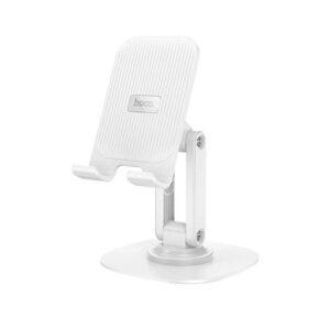Hoco HD6 Winner dual-axis rotating desktop stand white