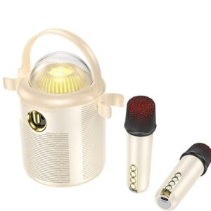 Hoco BS59 Pearlescent BT speaker with mic beige