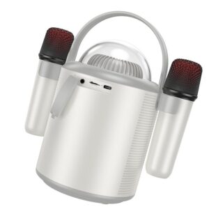 Hoco BS59 Pearlescent BT speaker with mic cold gray