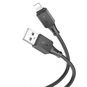 Hoco X101 Assistant silicone charging data cable iP black