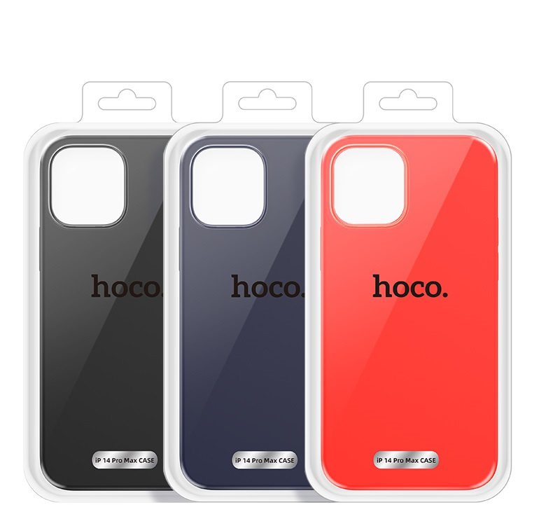 Hoco Pure series silicone magnetic protective case iP15 blue - imagine 3