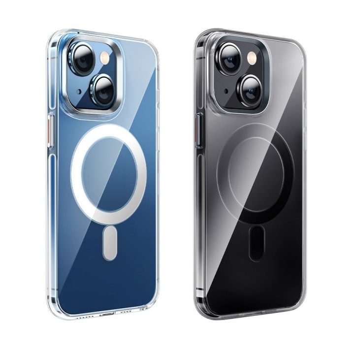Hoco Amber magnetic protective case for iP15(AS3) transparent black - imagine 2