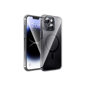 Hoco Amber magnetic protective case for iP15 Plus(AS3) transparent black