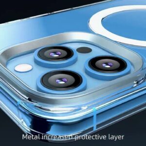 Hoco Amber magnetic protective case for iP15 Plus(AS3) transparent