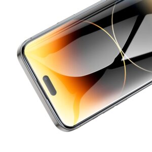 Hoco Corning original screen large arc edge tempered glass for iP15 Plus(A35) black