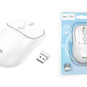 Hoco GM25 Royal dual-mode business wireless mouse space white