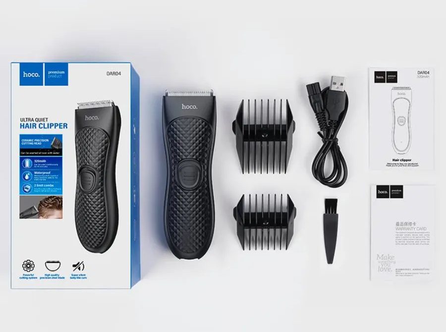 Hoco DAR04 Next electric hair cutter black - imagine 2