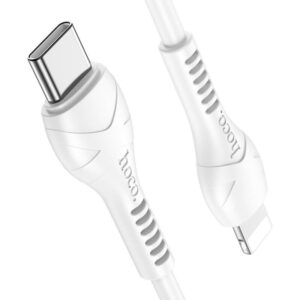 Hoco X37 Cool power PD charging data cable iP white