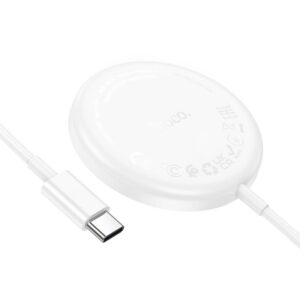 Hoco CW52 Enjoy magnetic wireless fast charging white