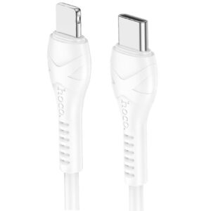 Hoco X37 Cool power PD charging data cable iP(L=0.5M) white