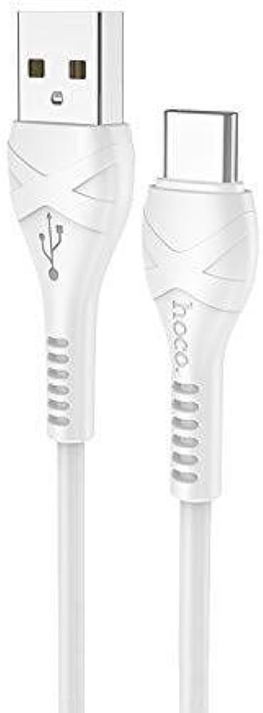 Hoco X37 Cool power charging data cable for Type-C(L=0.5M) white - imagine 3