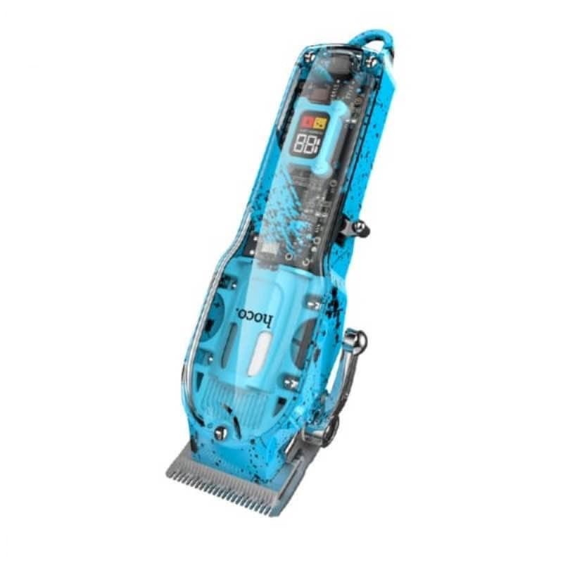 Hoco DAR10 Coolface transparent hair clipper(EU) blue