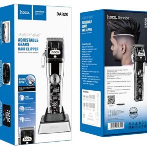 Hoco DAR20 Lucky transparent electric hair clipper black