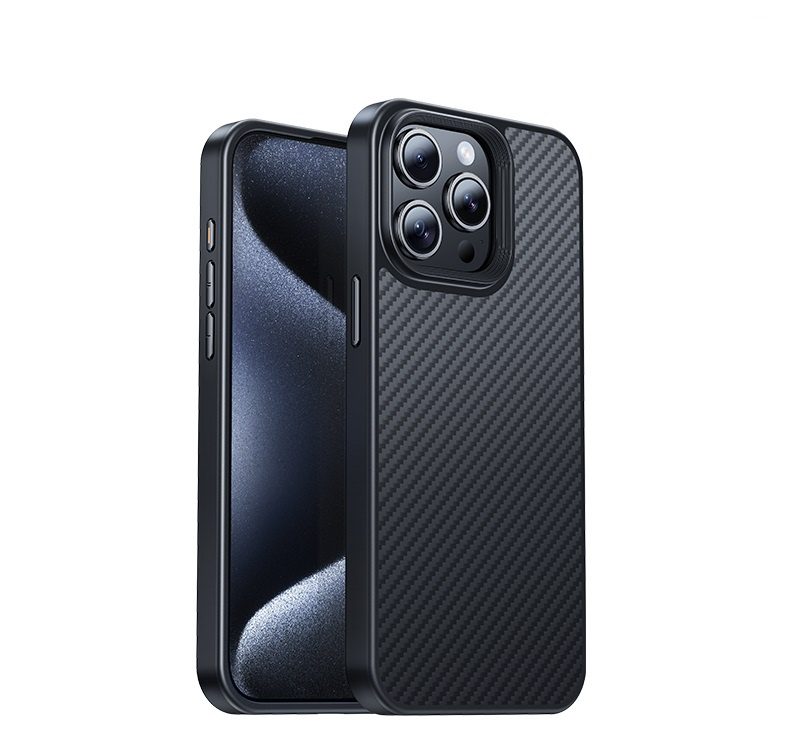 Hoco Knight magnetic protective case for iP15 Plus(AS7) black
