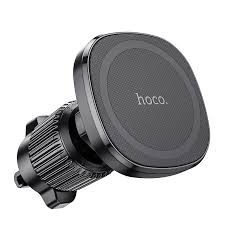 Hoco H34 Cheetah magnetic ring car holder(air outlet) black