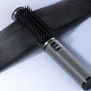 Hoco DAR34 Lucky portable straight-curling dual-purpose hair styler(EU) gray