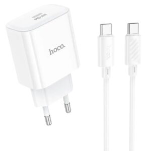 Hoco C76A Pro Majestic single port PD30W charger set(Type-C to Type-C)(EU) white