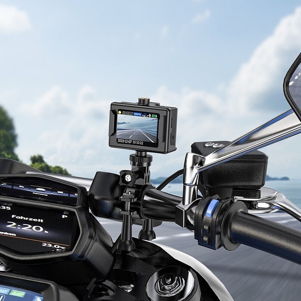 Hoco DV101 dual color screen sports camera black - imagine 2