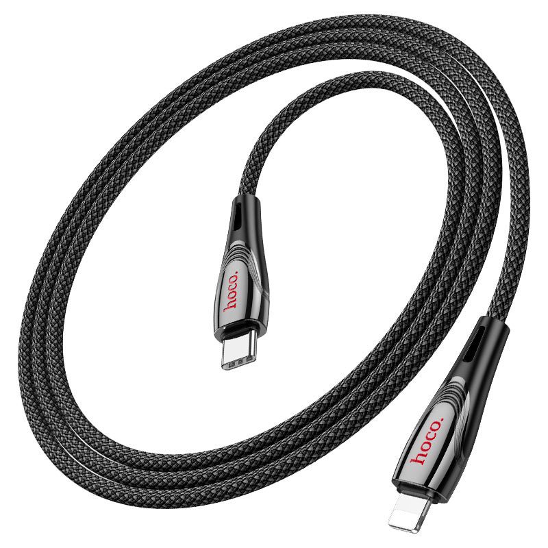 Hoco U133 Monte PD charging data cable iP black - imagine 2