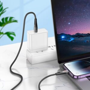 Hoco U133 Monte charging data cable iP black