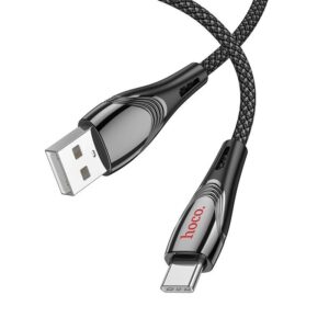 Hoco U133 Monte charging data cable Type-C black