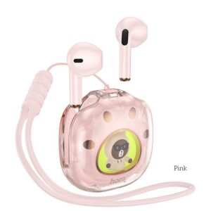 Hoco DES36 Cool Bear BT headset pink