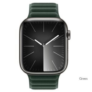 Hoco AS100 Woven fabric magnetic watchband for iWatch(38/40/41mm) green