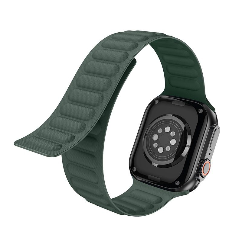 Hoco AS100 Woven fabric magnetic watchband for iWatch(38/40/41mm) pacific blue - imagine 3