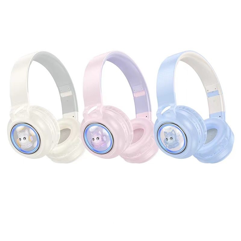 Hoco W50 Cute fun BT headphones blue - imagine 2