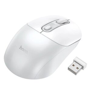 Hoco GM28 2.4G business wireless mouse white gray