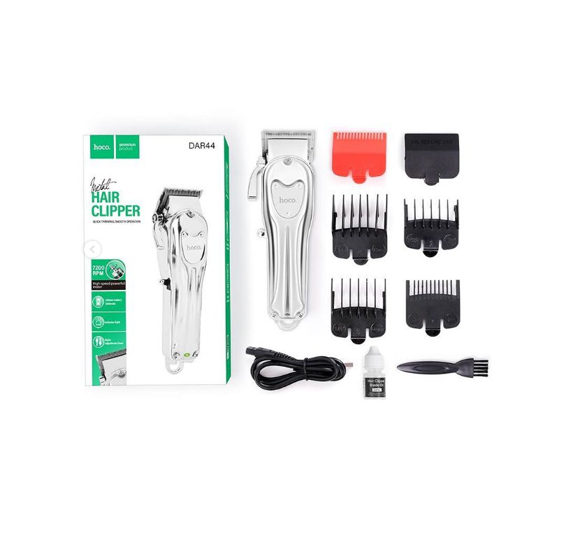 Hoco DAR44 Wide electric electric hair clipper silver - imagine 2