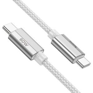 Hoco U134 Primero 60W charging data cable Type-C to Type-C(L=1.2M) gray