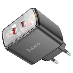 Hoco CS43A Smart PD45W(2C) charger(EU) black