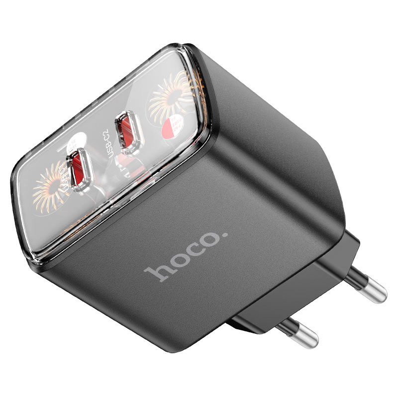 Hoco CS43A Smart PD45W(2C) charger(EU) black