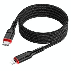 Hoco X59 Victory PD charging data cable iP(L=3M) black