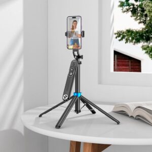 Hoco K22 Handy aluminum alloy anti-shake live broadcast holder black