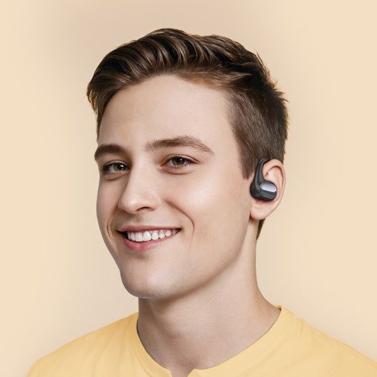 Hoco EA4 Cloud open true wireless sleep BT headset black - imagine 3