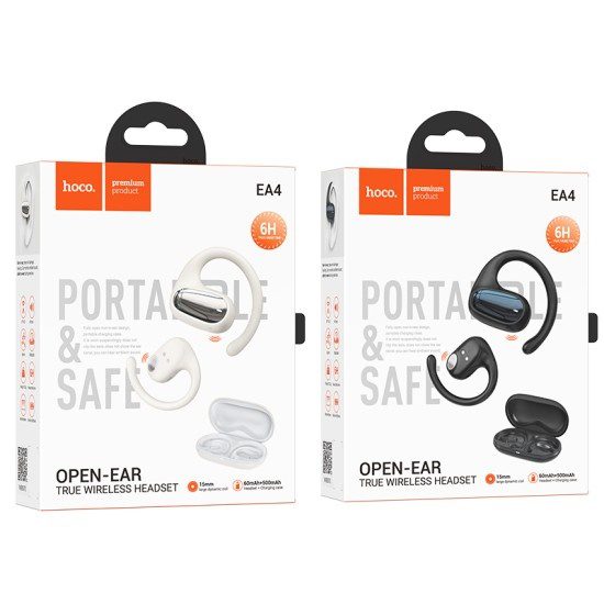 Hoco EA4 Cloud open true wireless sleep BT headset black - imagine 4