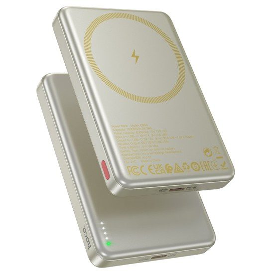 Hoco Q26A Joy PD20W magnetic fast charging power bank(10000mAh) metal gray - imagine 3