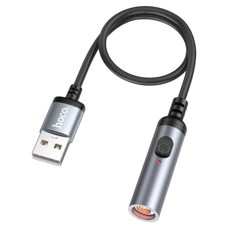 Hoco UA30 USB mini cigarette lighter black - imagine 3