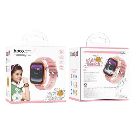 Hoco Y101 4G children smart watch blue - imagine 3