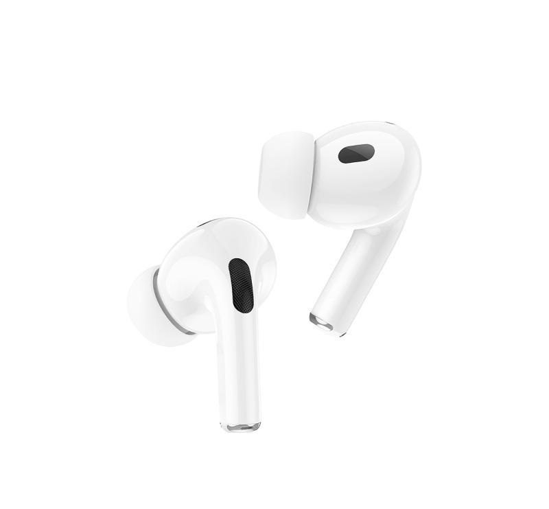 Hoco DES42 Cool touch smart display ANC noise reduction BT headset white - imagine 3