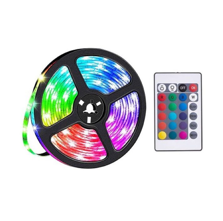 Hoco DL30 Plus USB cool LED color light strip(L=4M) black - imagine 2