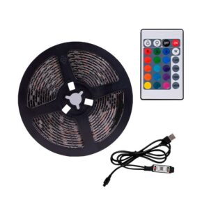 Hoco DL30 Plus USB cool LED color light strip(L=4M) black