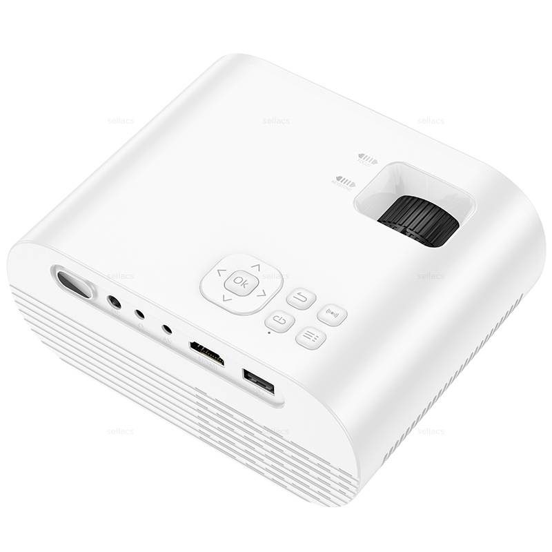 Hoco DT1 wireless projector(720P same screen version)(EU) white - imagine 2
