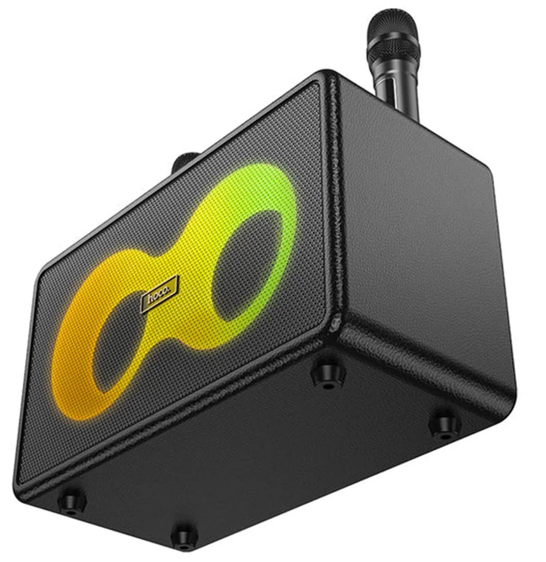 Hoco HA8 Ave wireless dual-mic outdoor BT speaker black - imagine 2